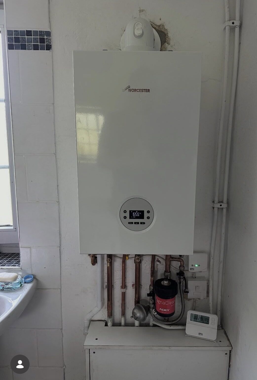 A-rated replacement boiler installed by Atlas Gas in Low Fell